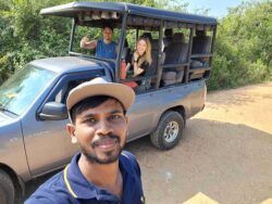 Embark on an unforgettable adventure through Sri Lanka’s wild beauty! Explore the heart of nature with your loved one as you journey through the jungle in a safari jeep with JLK Tours.